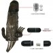 Foto 7: BRAVE MAN PENIS COVER WITH CLIT AND ANAL STIMULATION DOUBLE BULLET BLACK 16.5 CM