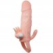 Foto 0: BRAVE MAN PENIS COVER WITH CLIT AND ANAL STIMULATION FLESH 16.5 CM
