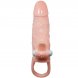 Foto 1: BRAVE MAN PENIS COVER WITH CLIT AND ANAL STIMULATION FLESH 16.5 CM