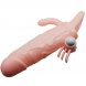 Foto 5: BRAVE MAN PENIS COVER WITH CLIT AND ANAL STIMULATION FLESH 16.5 CM