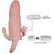 Foto 6: BRAVE MAN PENIS COVER WITH CLIT AND ANAL STIMULATION FLESH 16.5 CM