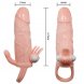 Foto 7: BRAVE MAN PENIS COVER WITH CLIT AND ANAL STIMULATION FLESH 16.5 CM