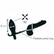 Foto 2: ANEL ADDICTED TOYS BUTT PLUG COM COCK RING E BALL-STRAP - PRETO