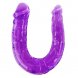 Foto 0: DILDO REALISTICO DUPLO DOUBLE FLEX�VEL ROXO