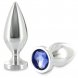 Foto 0: PLUG METALHARD ANAL COM DIAMANTE CRISTAL BIG 10.16CM