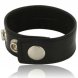 Foto 0: LEATHER BODY COCK AND BALL STRAP WITH SNAPS - BLACK