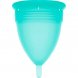 Foto 3: COPO MENSTRUAL STERCUP MENSTRUAL CUP TAMANHO L AQUAMARINE COR FDA SILICONE